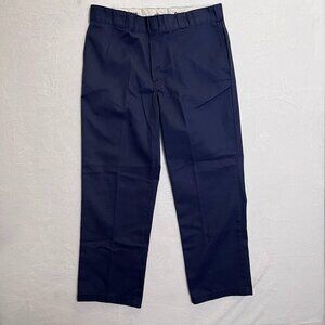 Dickies Original 874® Work School Uniform Pants Men 36x30 Navy Straight Leg NWOT
